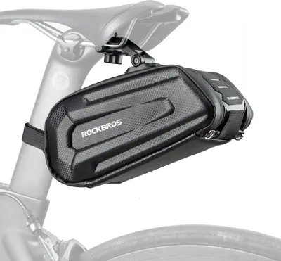 Produktbild von ROCKBROS Fahrrad Satteltasche Wasserdicht Fahrradtasche 3D Hard Shell Fahrradsitz Tasche 1,7L
