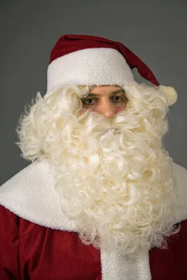Produktbild von Bart  Weihnachtsmann Nikolaus Weihnachten OHNE Perücke
