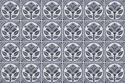 Produktbild von Fliesenaufkleber 15x15 cm – 24 Stück – Selbstklebend – Wasserfest – Pflegeleicht – Hitzebeständig – Für Küche & Bad – Blumen in Fliesen