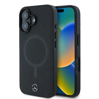 Immagine prodotto di Mercedes Mehmp16M23Rcmk Custodia rigida Iphone 16 Plus6.7 Czarny/Nero in pelle liscia Magsafe