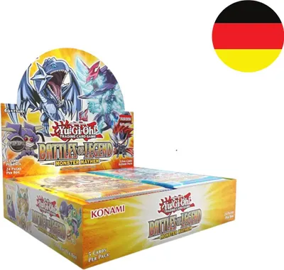 Produktbild von Yu-Gi-Oh! Battles of Legend: Monster Mayhem Display (24 Booster) Deutsch