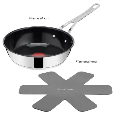 Produktbild von Tefal Jamie Oliver H8812S55, Rund, Allzweckpfanne, Schwarz, Edelstahl, Keramik, Edelstahl, 1 Stück(e)