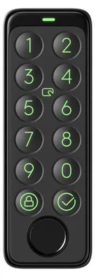 Obrázok produktu pre SwitchBot Keypad Touch, Inteligentný zámok dverí, kód, Čítačka odtlačkov prstov, Čierna, IP65, CR123A, 2 kusov