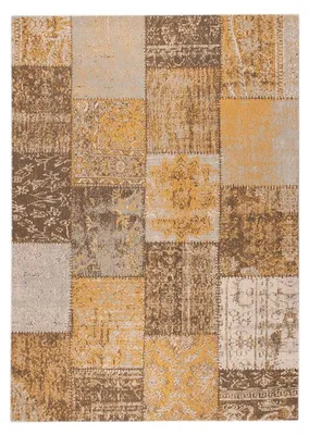Produktbild von Teppich Patchwork - Dreams Gelber Ocker