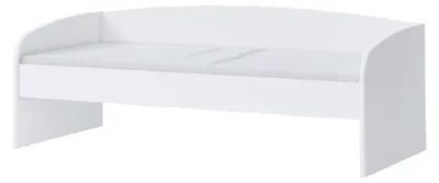 Produktbild von Einzelbett / Gästebett 01, Farbe: Weiß - Liegefläche: 90 x 200 cm (B x L)