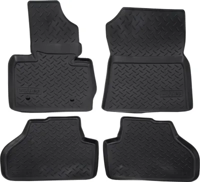 Image de Tapis De Sol En Caoutchouc TPE Pour BMW X3 F25 2010-2018 4pcs, Système de Fixation Bord Haut Noir Antidérapant Toutes Saisons