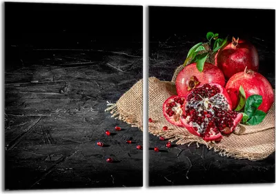 Produktbild von Glasschutzplatte für den Herd 2x40x52 Granat