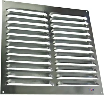Produktbild von Lüftungsgitter LG 2525 A Lamellengitter Alu F1 250 x250mm Zuluft Abluftgitter