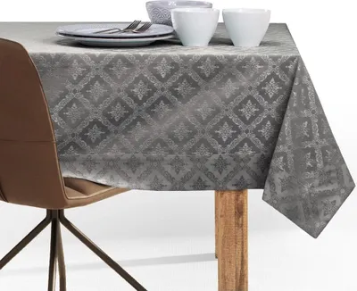 Zdjęcie produktu dla Obrus bawełniany MAYA mankiet 140X240 kakaowy DecoKing