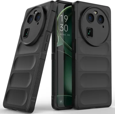 Produktbild von OPPO Find X6 Hülle, Weich TPU Silikon Stossfest Anti-rutsch Schutzhülle für OPPO Find X6 Schwarz