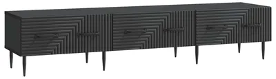 Produktbild von TV-Schränk Schwarz 147 x 34,5 x 30 cm Holzwerkstoff