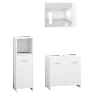 Produktbild von VidaXL 3056907, Weiß, Holz, 600 mm, 330 mm, 610 mm, 60 cm