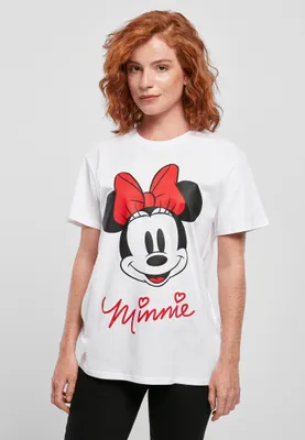 Image de T-shirt pour femmes Mr. Tee, modèle Minnie Mouse, couleur blanche - taille M