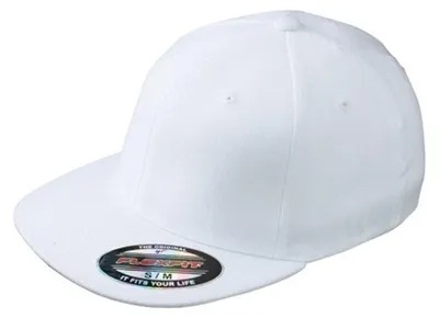 Produktbild von Myrtle Beach - "Flexfit" Baseball-Mütze Flacher Schirm LT1198 (L-XL) (Weiß)