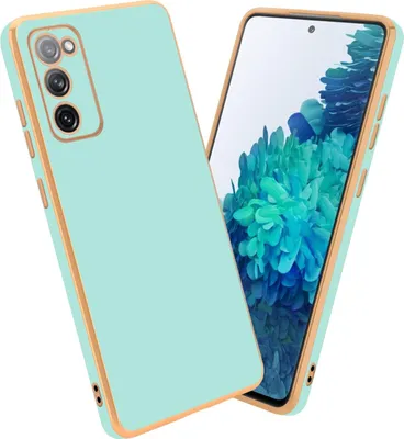 Produktbild von Cadorabo Schutzhülle für Samsung Galaxy S20 FE Hülle in Grün Handyhülle TPU Silikon Kameraschutz Etui Case