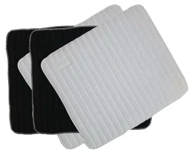 Produktbild von Kentucky Horsewear Bandagierunterlagen Absorb Weiß-Schwarz 45 x 40