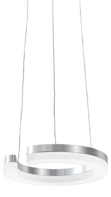 Zdjęcie produktu dla Lampa wisząca LED metal i akryl Blunder chromowana 11,5W biała ciepła 1010lm metal wym:120x30x30cm IP20 Italux