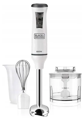 Obrázok produktu pre Tyčový mixér BLACK & DECER BXHB600E, biely, 600 W