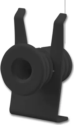 Produktbild von ISOLED Mini-Plug Anschlussblende mit Zugentlastung für 113528, schwarz