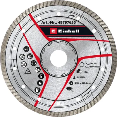 Obrázok produktu pre Príslušenstvo k rezačke obkladačiek Einhell DIA-cut. 180x25,4 mm tur.