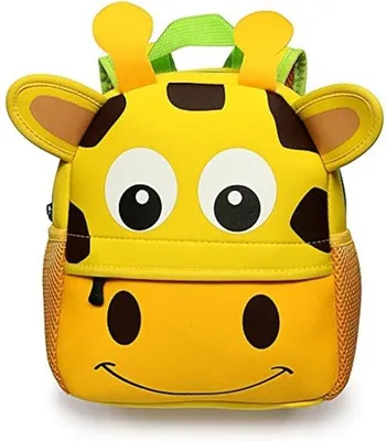 Immagine prodotto di Borsa con giraffa, per bambini, 21 x 26 x 8 cm, gialla