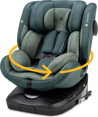 Produktbild von Osann Eno360 i-Size , drehbarer Kindersitz 40-150 cm, Reboarder mit Isofix und Top-Tether – Universe Green
