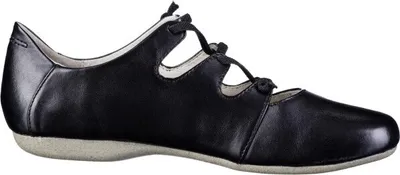 Produktbild von JOSEF SEIBEL Fiona 04 Damen Leder Sommer Halbschuhe schwarz, softes Leder Fußbett
