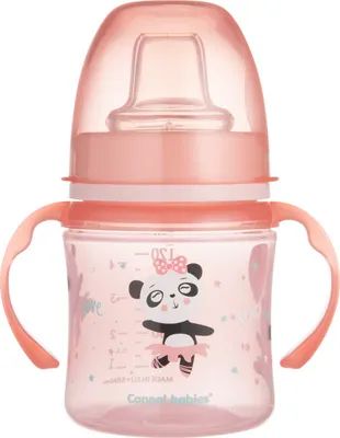 Obrázek produktu pro Canpol babies Nevylévací hrníček EasyStart - Panda - růžový