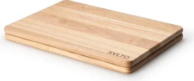 Obrázek produktu pro Prkénko Continenta 30608 rubberwood přírodní dřevo hnědé zaoblené 2 sady
