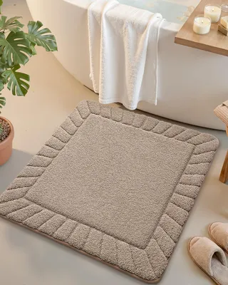 Image de Badmatte antidérapante, 40 x 60 cm, beige, pour douche et bain
