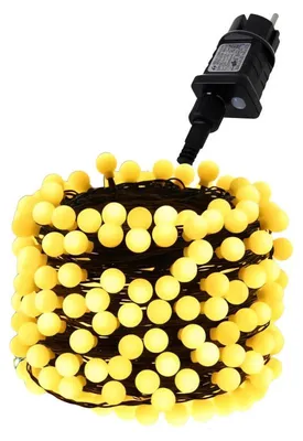 Productafbeelding van Izoxis 26264 Kerstverlichting met 300 LED-lampjes, IP44, 8 standen, 30 m, koud wit
