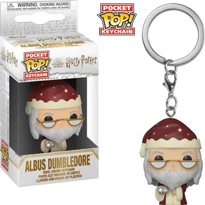Produktbild von Harry Potter - Albus Dumbledore (Holiday) - Schlüsselanhänger Funko Pocket POP! Keychain
