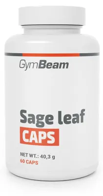 Produktbild von GymBeam - Salbeiblatt, 60 Kapseln