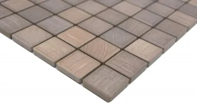 Produktbild von Handmuster Jasba Senja Pure Mosaik Keramik Steinzeug eiche matt Holzoptik Küche Bad Dusche MOSJB03_m