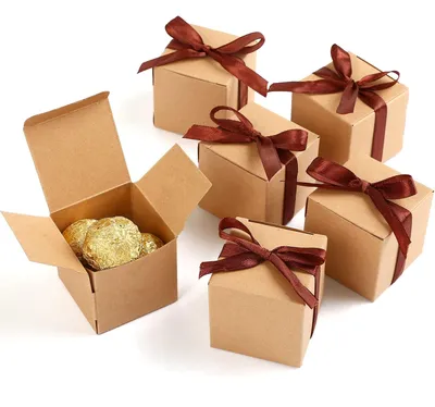 Immagine prodotto di Set di 50 scatole regalo in carta kraft
