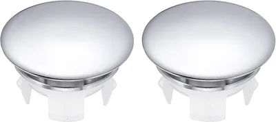 Productafbeelding van Gootsteen trimmen overloop deksel gootsteen overloop ringen 25-5 mm badkamer keuken wastafel afvoerdeksel gatinzet ronde doppen zilver