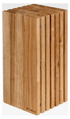 Produktbild von Messerblock aus Eiche 13x13x26cm