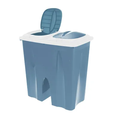 Immagine prodotto di Cestino per rifiuti 2x25L blu navy