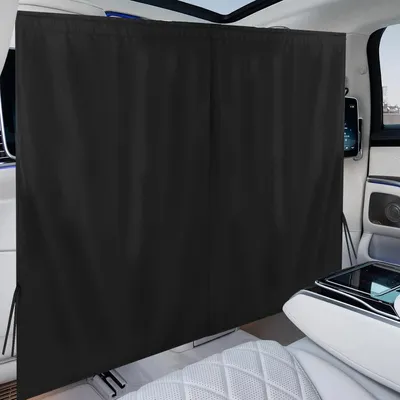 Imagen del producto de Panel divisor para maletero, cortina de protección, 140 x 80 cm, para SUV y automóviles