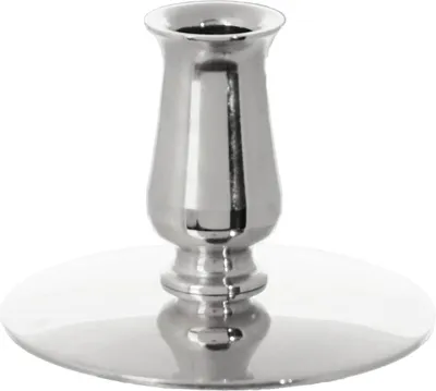 Produktbild von 1x Kerzenhalter Messing Silbern Kerzenständer Altarkerzen Ø0,9cm Hochzeit 6732
