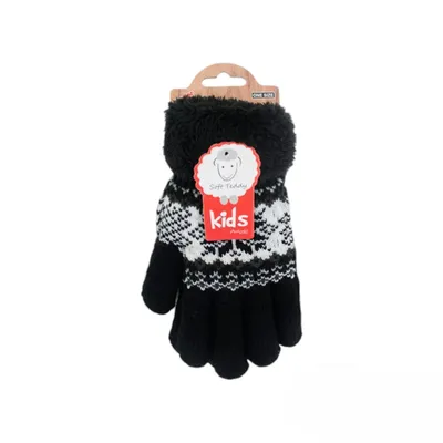 schwarze Handschuhe