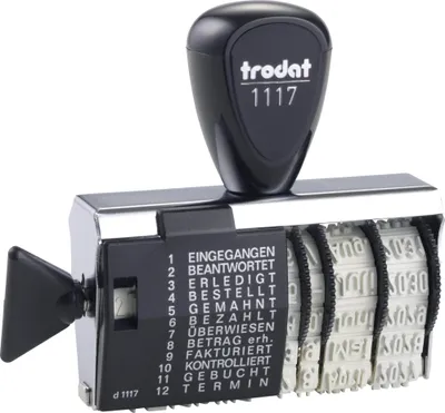 Produktbild von trodat Wortdrehstempel 1117/DB11