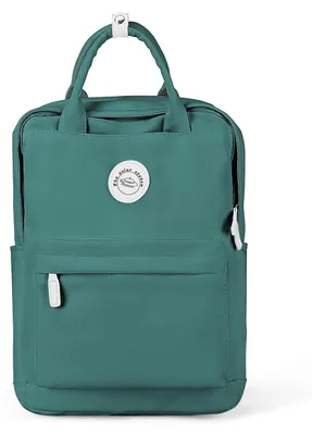 Obrázok produktu pre Batoh pre tínedžerov, vhodný pre 14-palcový notebook, školský batoh, ľahký, modro-zelenej farby