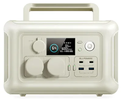 Productafbeelding van Powerstation - Powerstation met Zonnepaneel - Powerstations - Stroomgenerator - 299Wh - UPS
