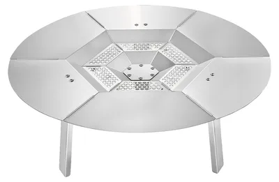 Zdjęcie produktu dla Dyfuzor Ciepła Vevor 635X254 Mm Stal Nierdzewna Osłona Na Palenisko Mocny