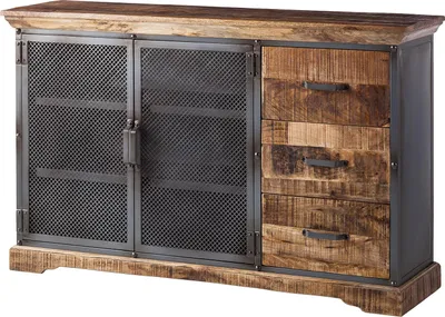 Produktbild von home24 Sideboard - Mango Massiv / Metall