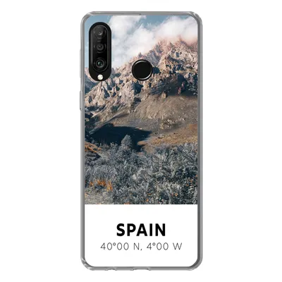 Produktbild von MuchoWow® Handyhülle Schutzhülle Hülle für Huawei P30 Lite Spanien - Berge - Sommer Silikon Softcase Handy Hülle - Handyhülle