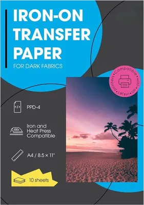 Produktbild von Famanu Transferpapier für Bügeleisen - 10 Blatt A4