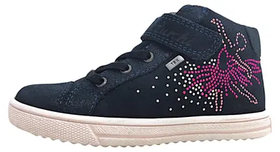 Image de Lurchi - Bottines à lacets pour filles, couleur bleue, chaussures de loisirs
