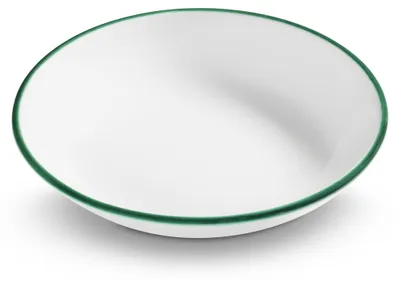 Immagine prodotto di Gmundner Vetroceramica Verde Piatto da minestra a bordo tazza (Ø 20 cm)